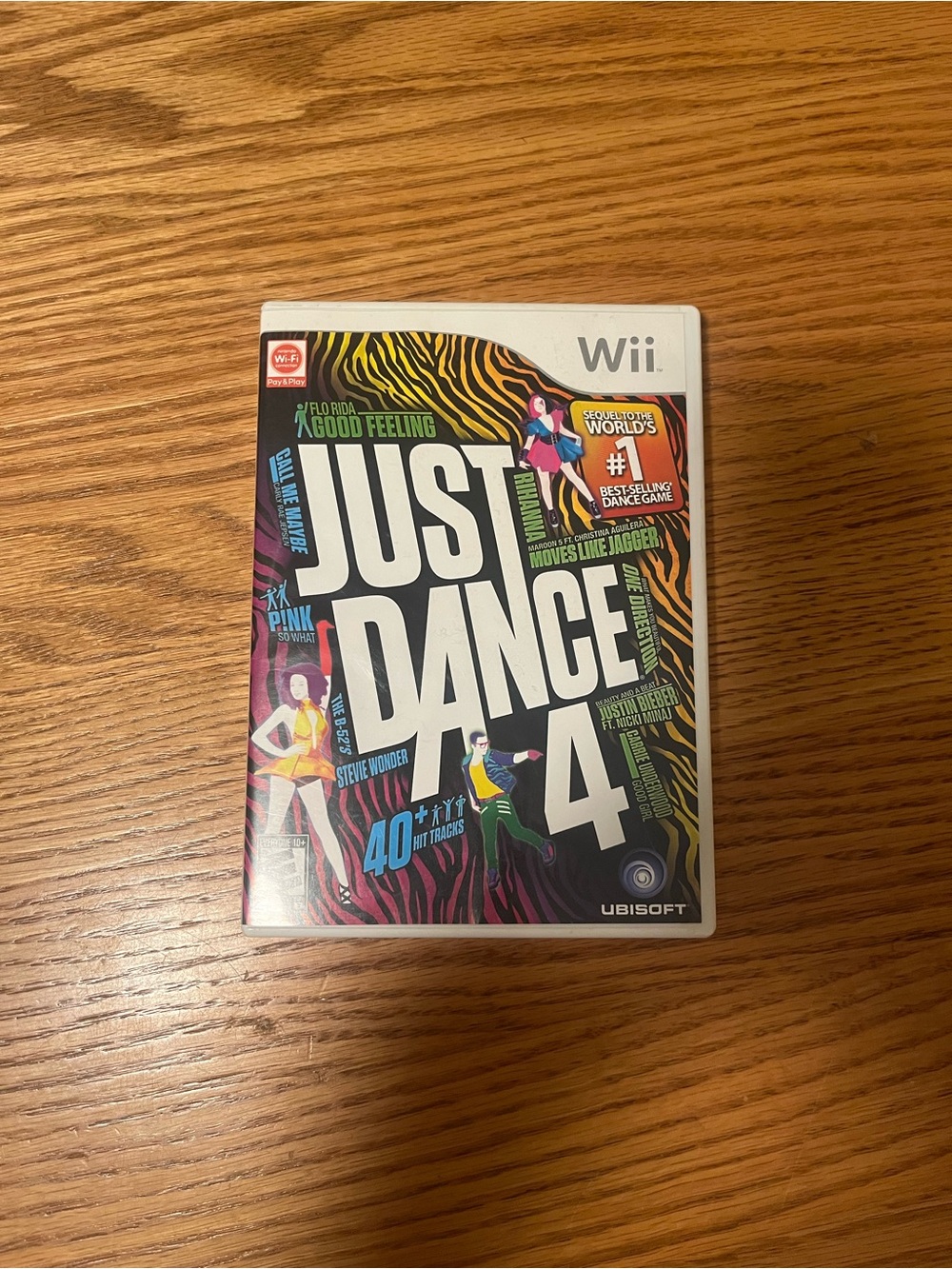 Ubisoft Just Dance 4 Nintendo Wii Music & Dance Party Multiplayer Manual
